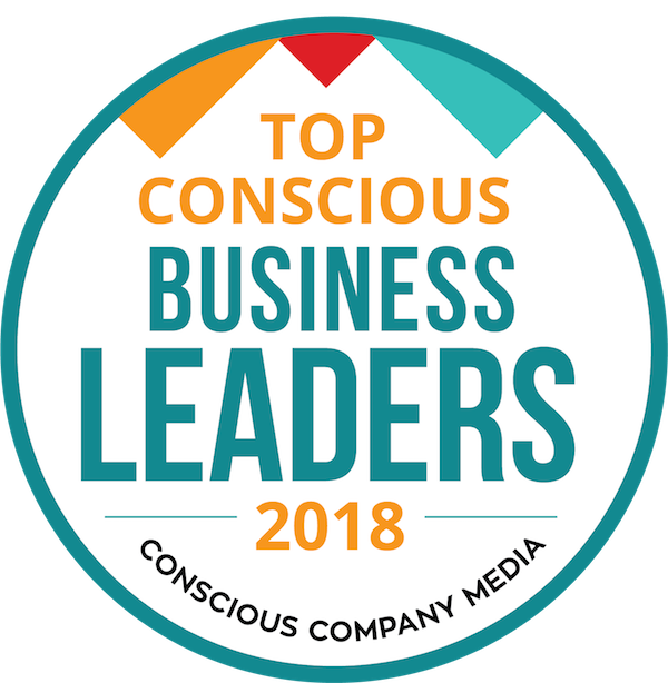 Top Conscious Business Leaders 2018 logo