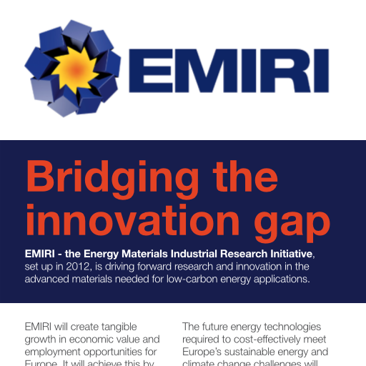 EMIRI Brochure 2013 - Bridging the Innovation Gap
