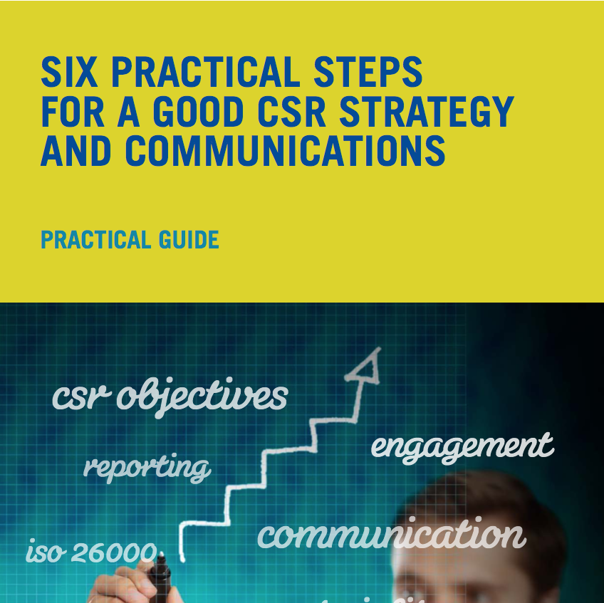 CSR Strategy and Communications Report 2013 - Six Practical Steps for a Good CSR Strategy and Communications